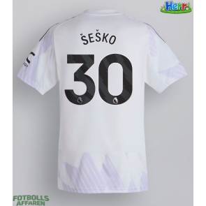 Manchester United Benjamin Sesko #30 Bortatröja 2025-26 Kortärmad